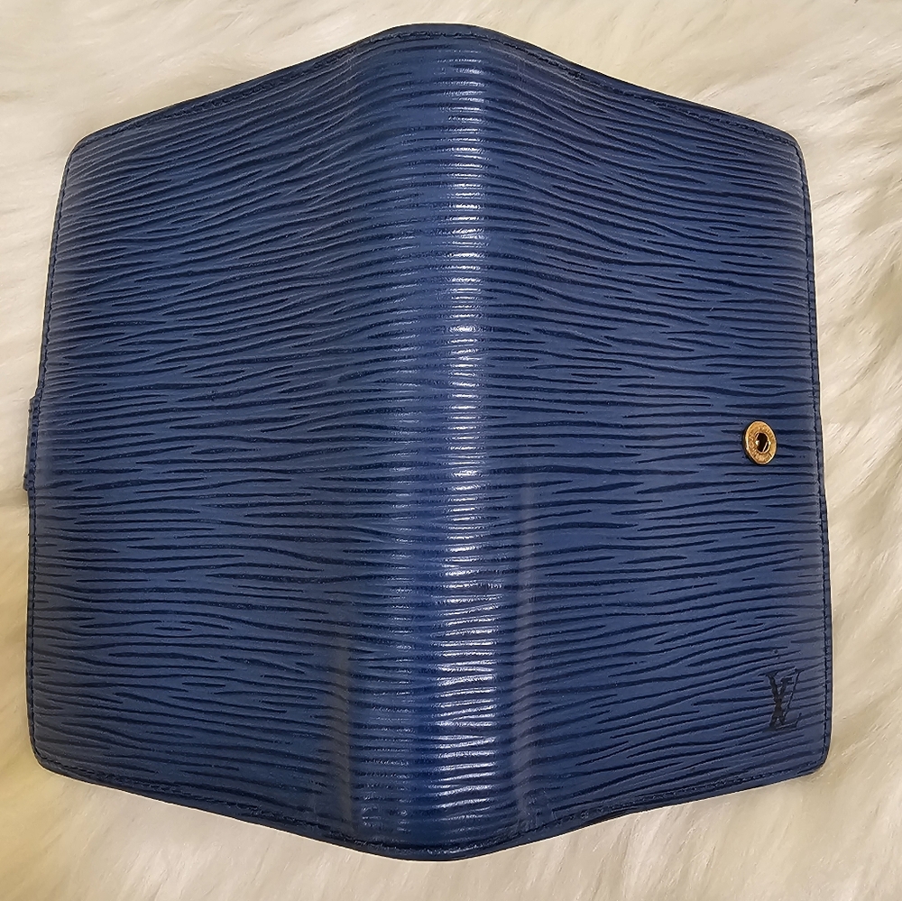 Vintage Louis Vuitton Epi Medium Agenda Cover Blue - Picture 6 of 17